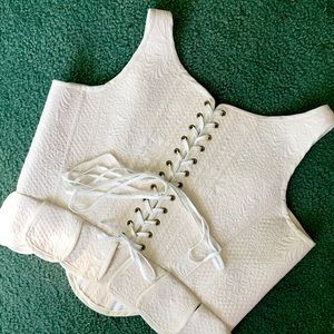 Renaissance Corset Stays with ties Sz XL